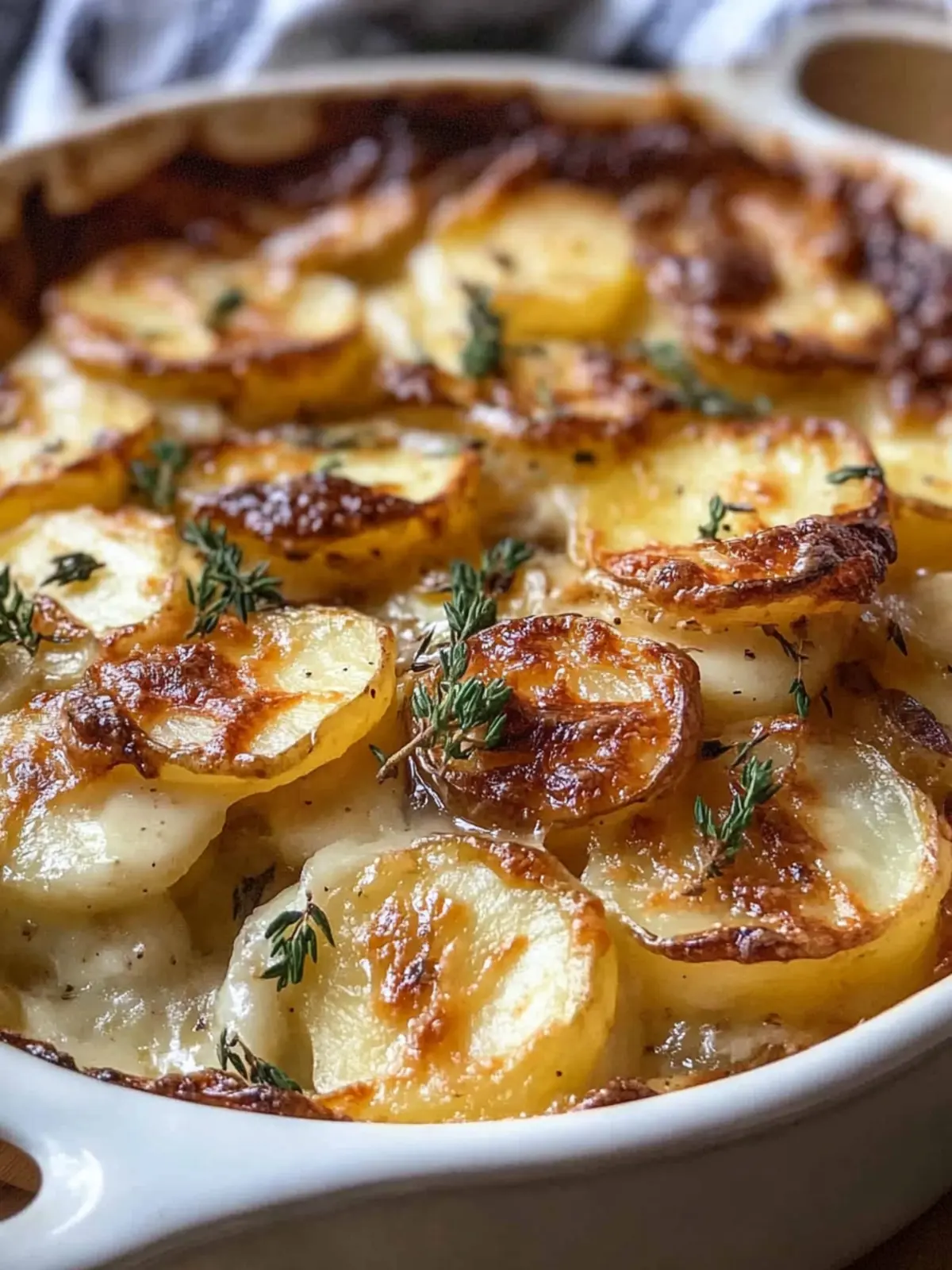 Easy French Onion Potato Bake
