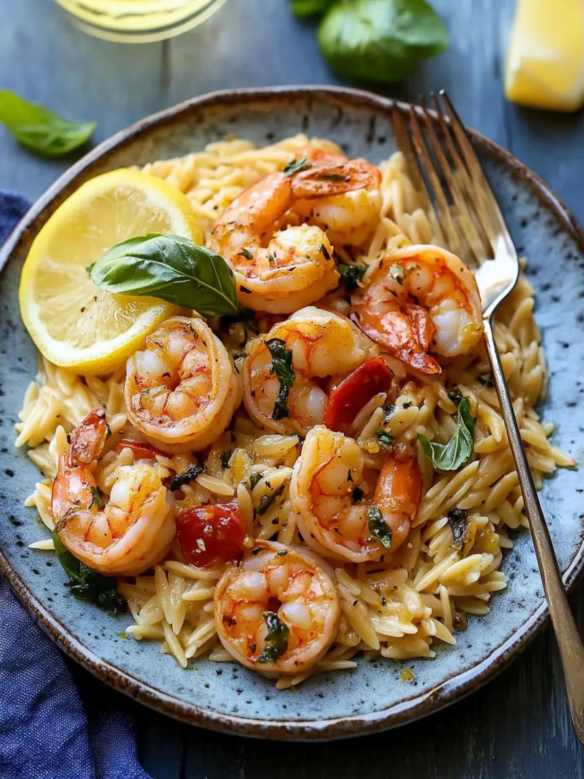Savor Spicy Southern Style Shrimp with Lemon Basil Orzo Today 2 Spicy Southern Style Shrimp with Lemon Basil Orzo.