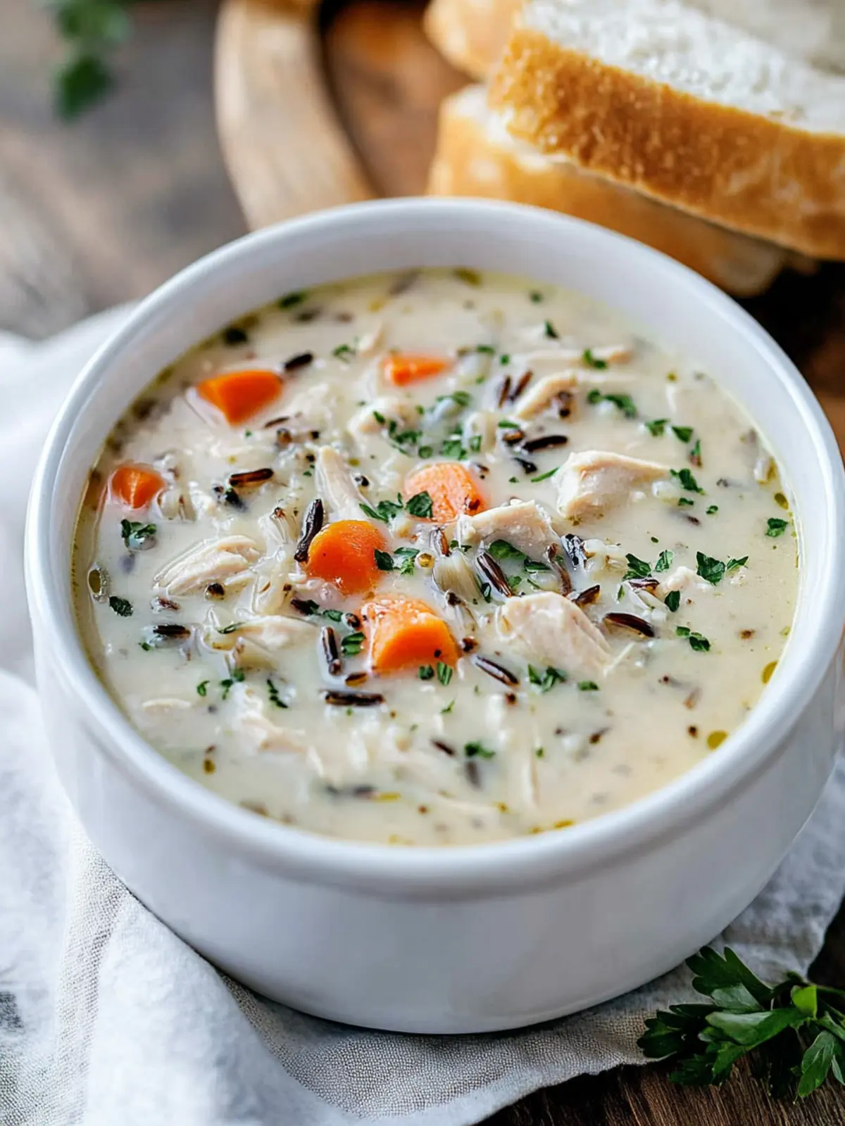 Creamy Chicken and Wild Rice Soup Recipe for Cozy Nights 4 Creamy Chicken and Wild Rice Soup Recipe