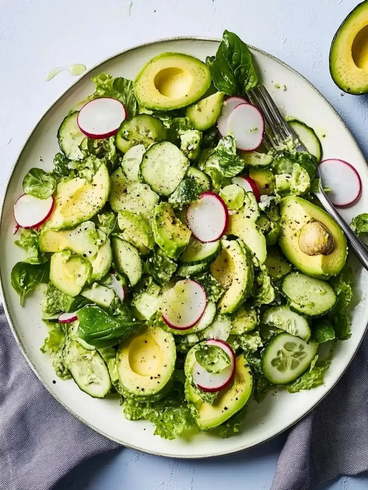 Wholesome Green Goddess Avocado Salad You’ll Crave Every Day 3 Green goddess avocado salad