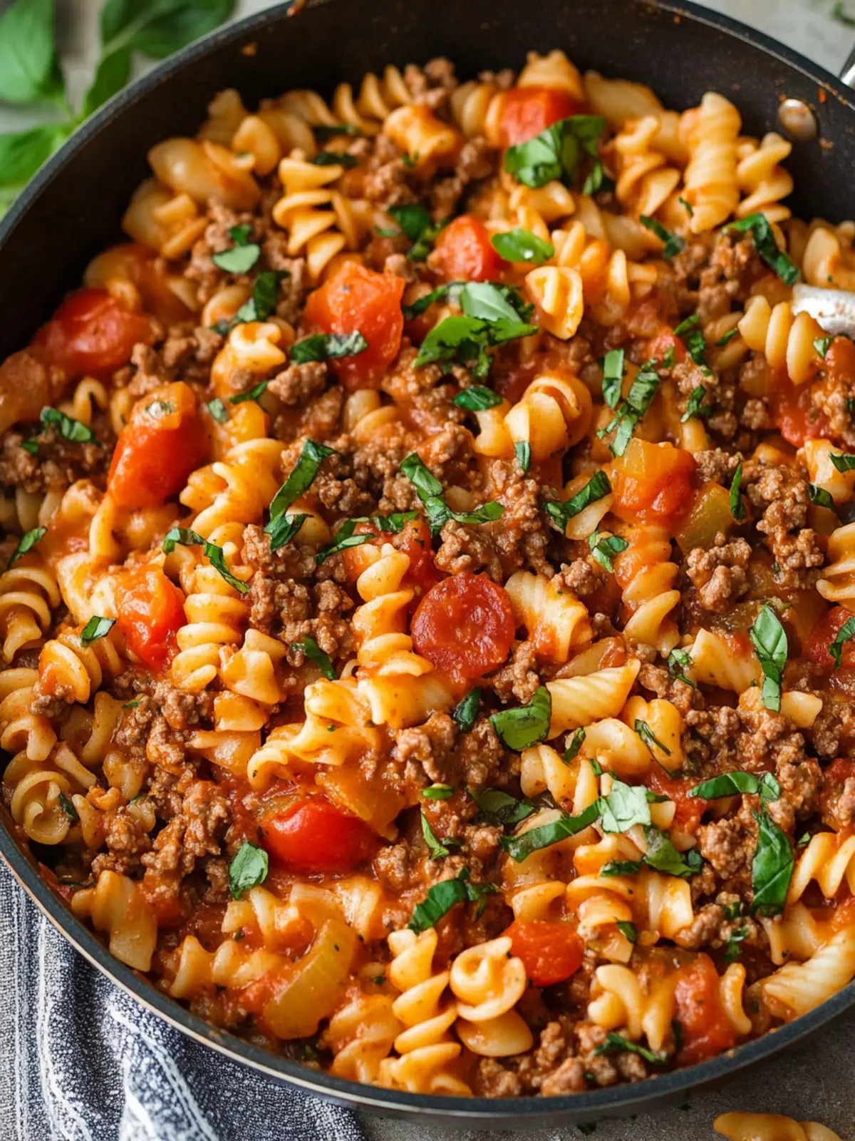 Delicious Ground Beef Pasta Skillet Ready in 30 Minutes 3 Ground Beef Pasta Skillet