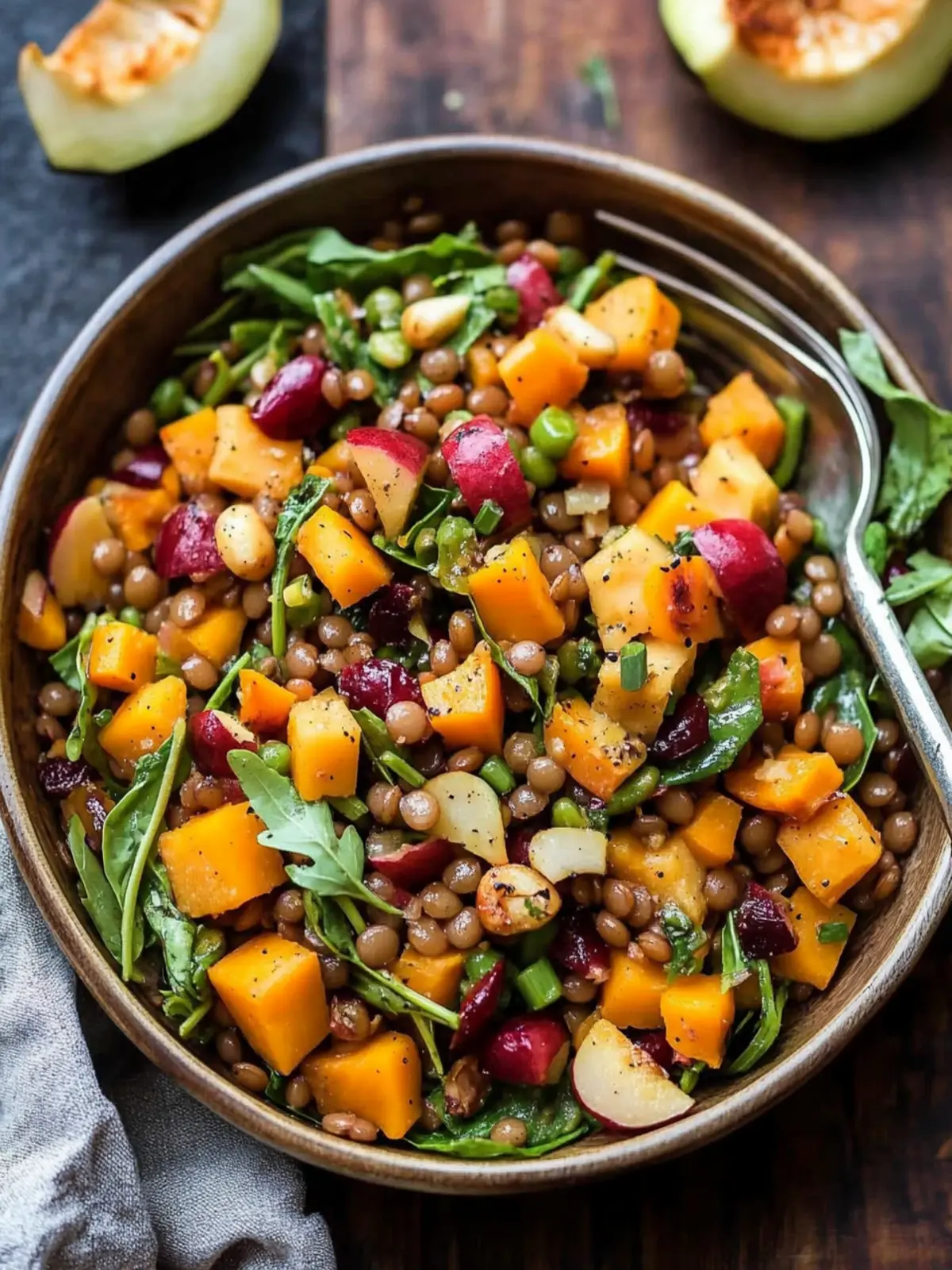 Harvest Butternut Squash Lentil Salad for Cozy Fall Days 2 Harvest Butternut Squash Lentil Salad