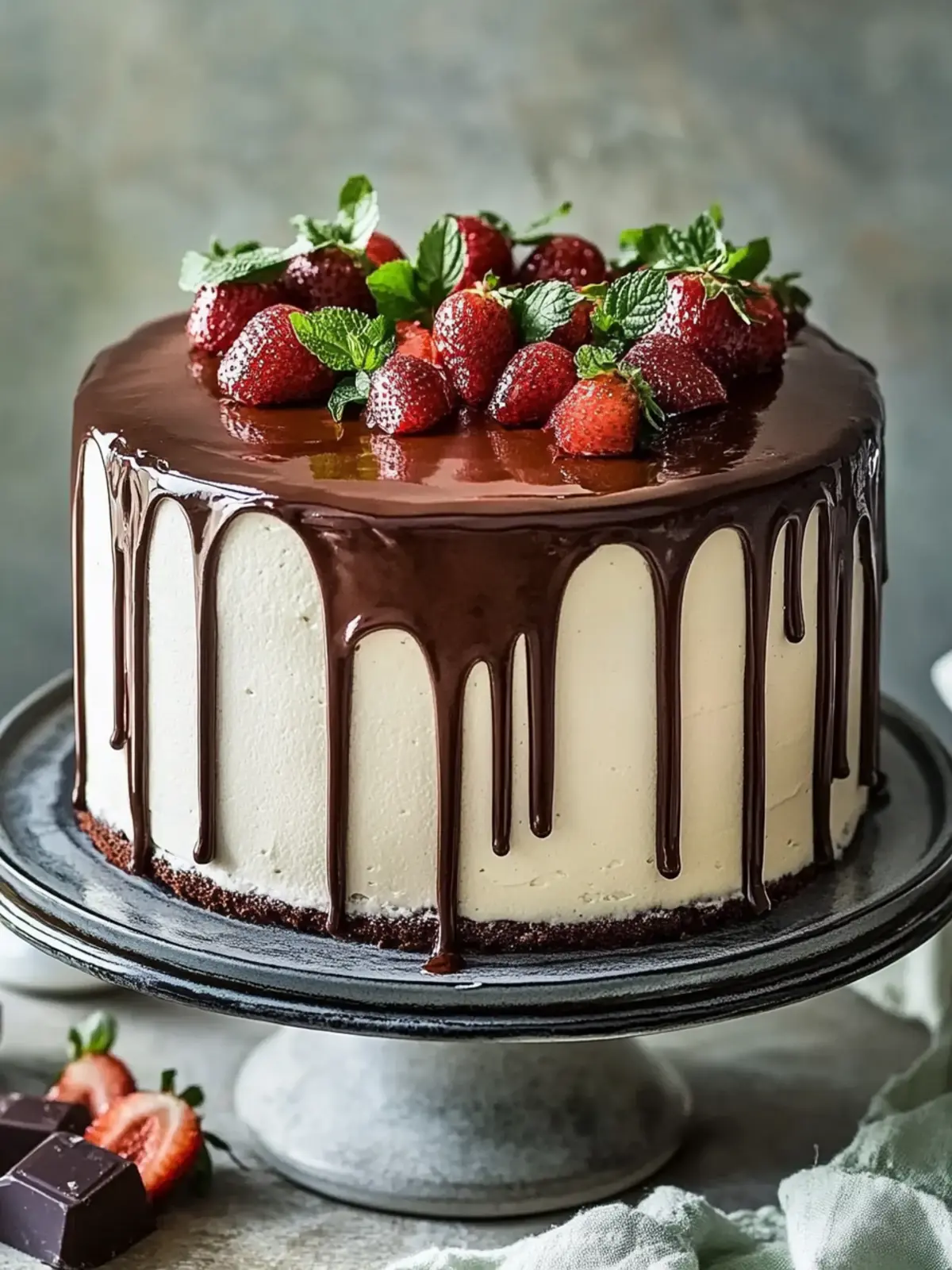 Decadent Chocolate Drip Cake to Wow Your Guests 4 Chocolate drip cake