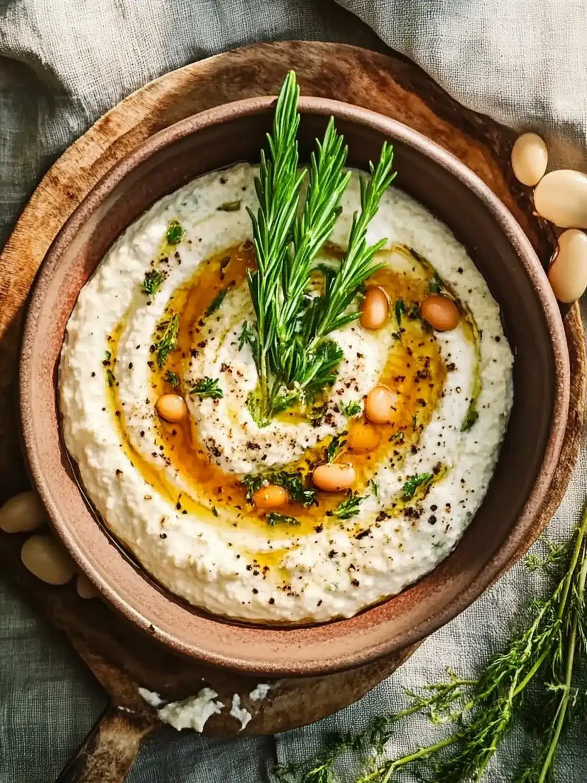 Delicious Butter Bean Dip with Spicy Garlic Drizzle You'll Love 3 Butter bean dip