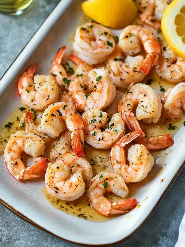 Sheet Pan Garlic Butter Shrimp