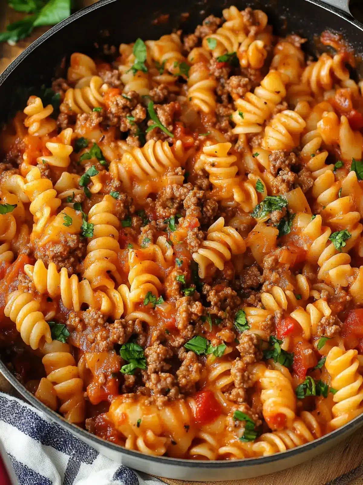 Delicious Ground Beef Pasta Skillet Ready in 30 Minutes 4 Ground Beef Pasta Skillet