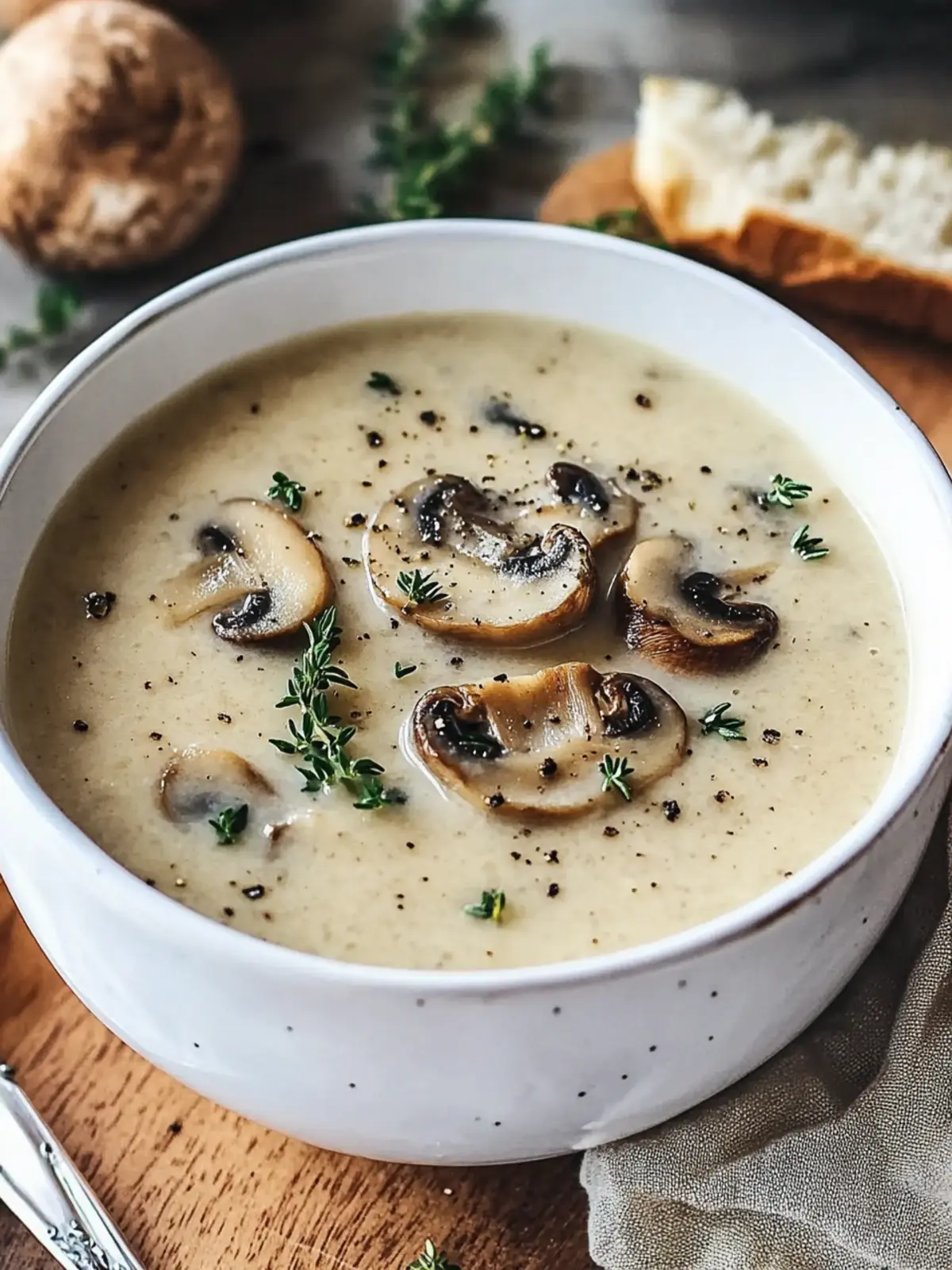 Cream of Mushroom Soup: A Cozy Comfort Food Classic 3 Cream of Mushroom Soup