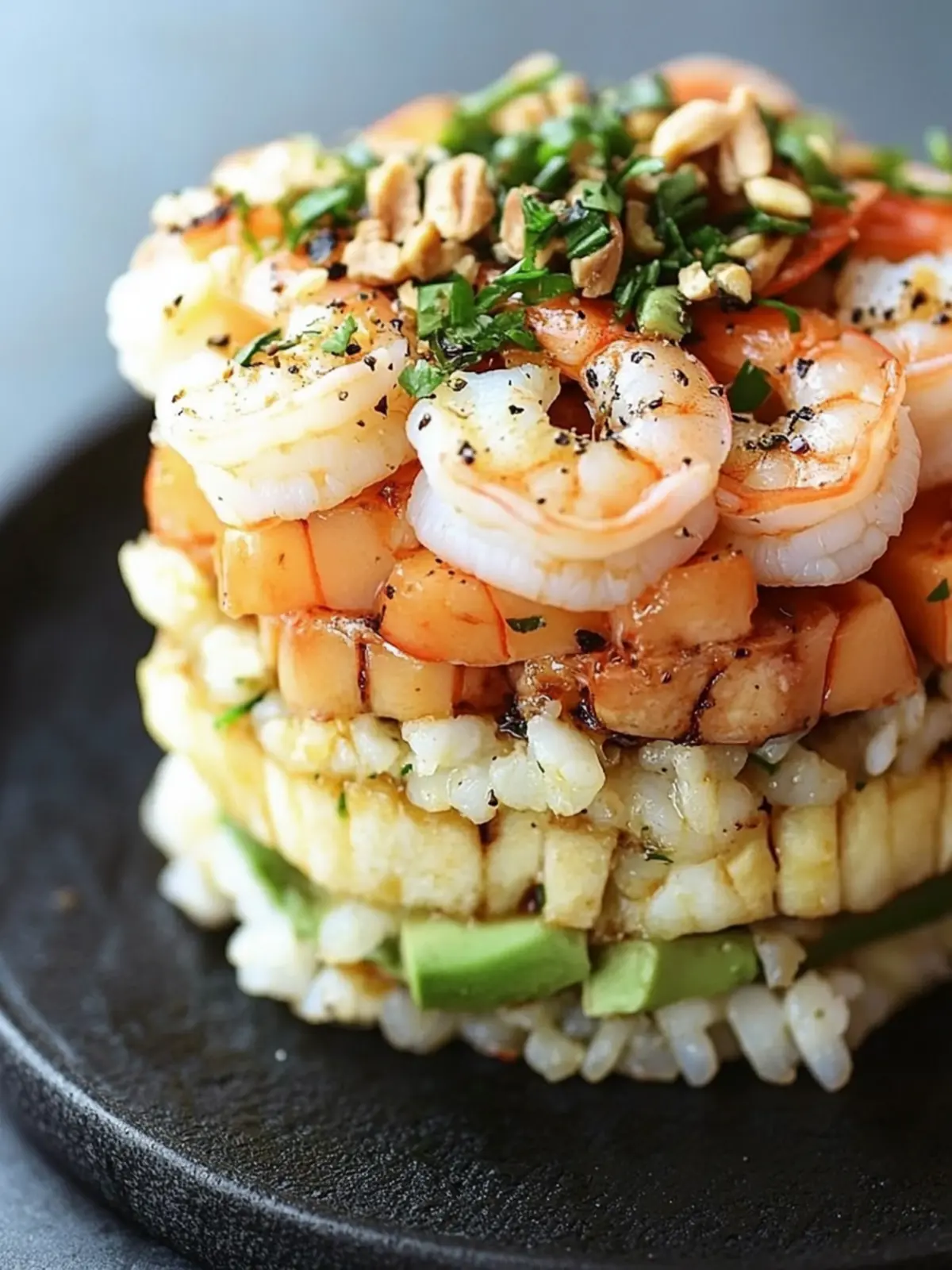Spicy California Shrimp Stack