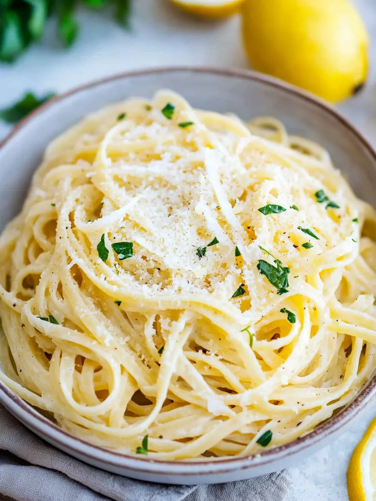 Zesty Lemon Parmesan Pasta in 15 Minutes or Less 4 Lemon Parmesan Pasta