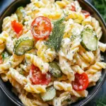Dill Pickle Pasta Salad