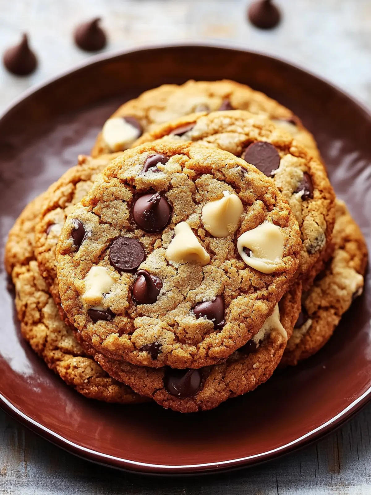 Pumpkin Spice Chocolate Chip Cookies
