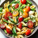 Colorful Pasta Salad with Spring Vegetables and Tomatoes Delight 6 Pasta Salad with Spring Vegetables and Tomatoes