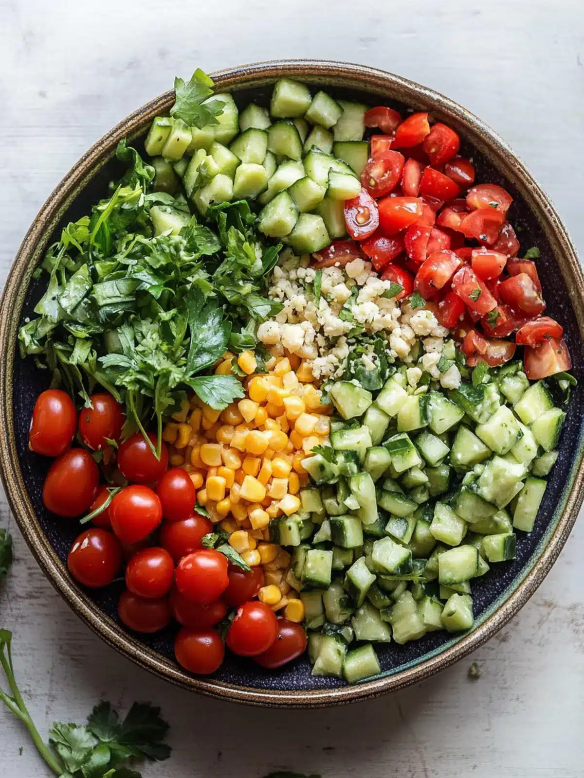 Vegan Chopped Salad: Crisp, Flavorful, and Full of Fun 2 Vegan Chopped Salad