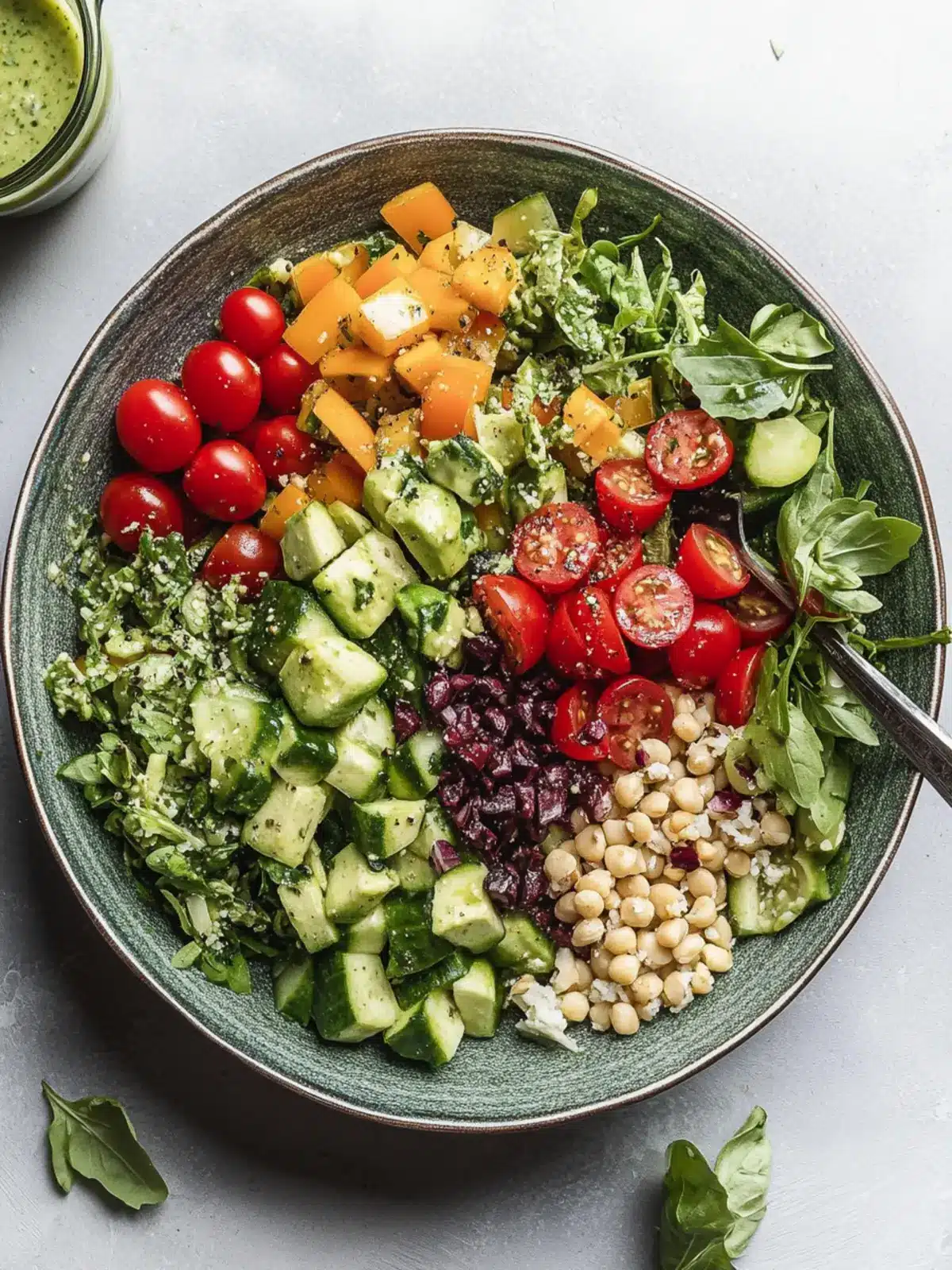 Vegan Chopped Salad: Crisp, Flavorful, and Full of Fun 3 Vegan Chopped Salad