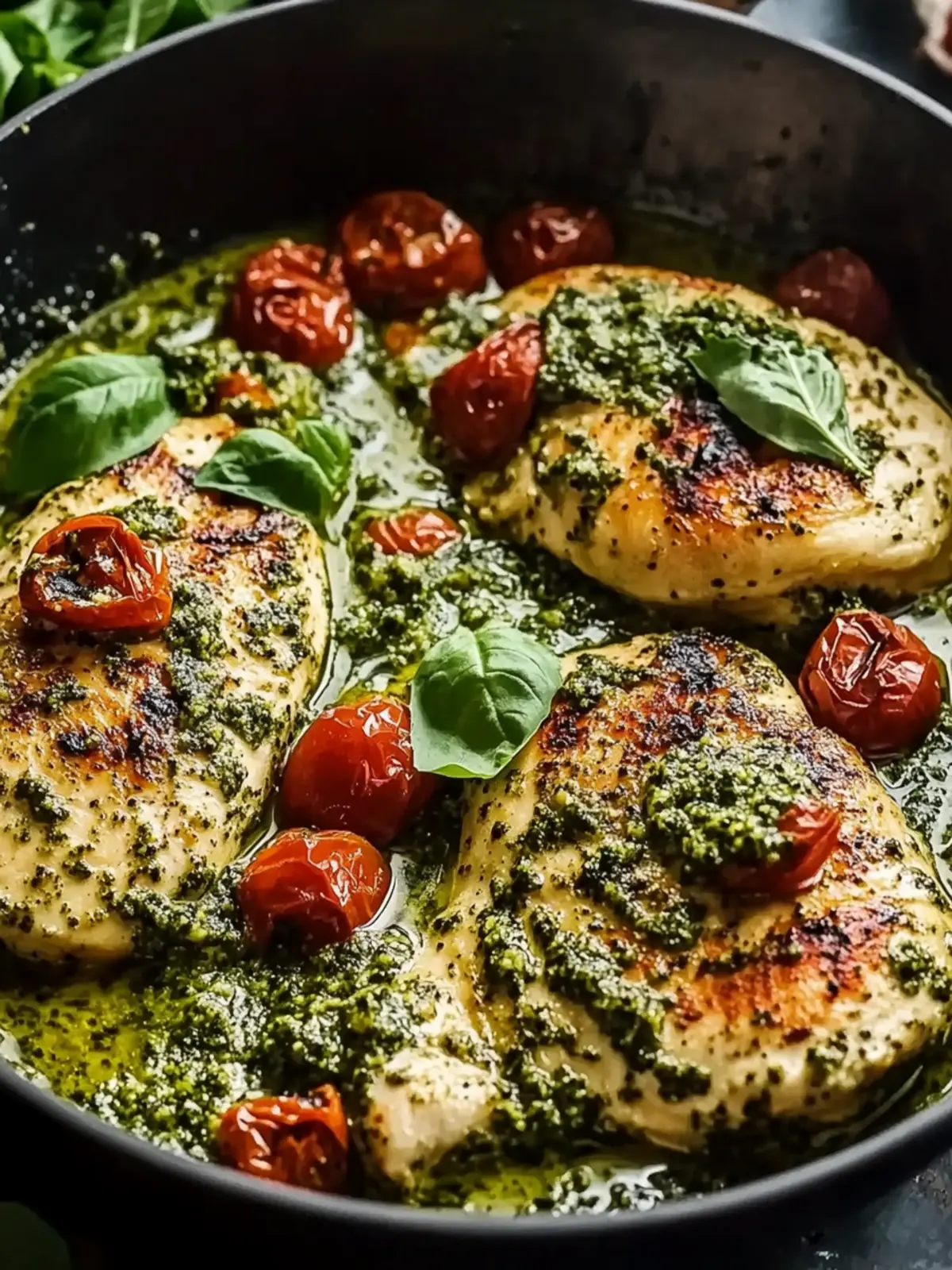 Creamy Pesto Chicken: Easy Weeknight Comfort at Home 2 Creamy Pesto Chicken