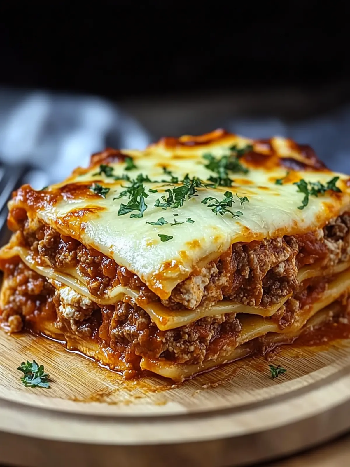 Hearty Bison Lasagna with Spinach for Healthy Comfort Food 2 Hearty Bison Lasagna