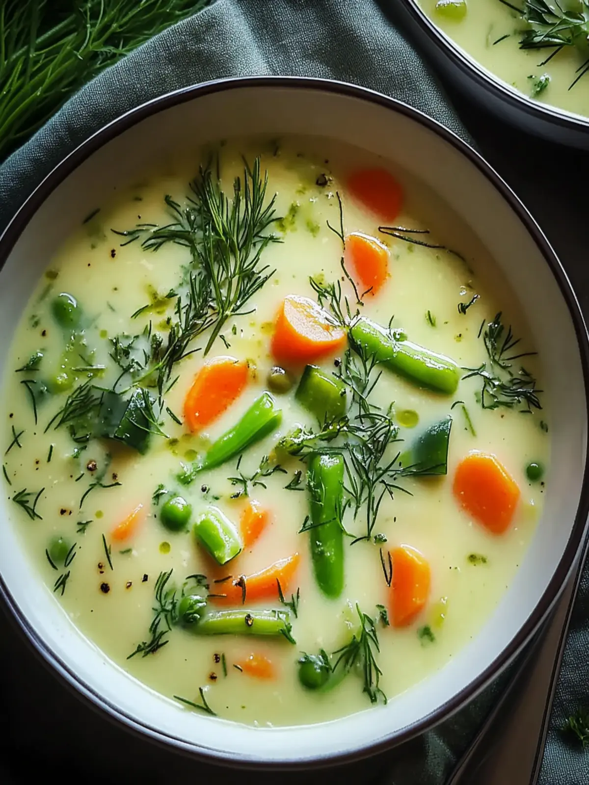Cream of Spring Vegetable Soup