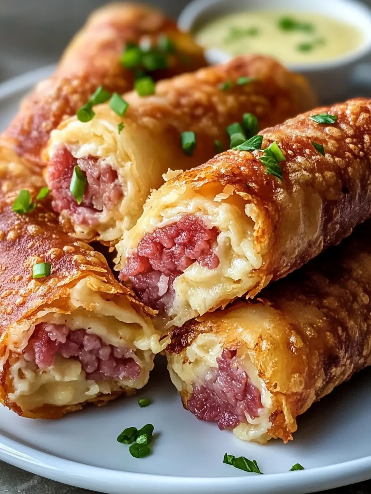 Keto Crispy Reuben Roll-Ups