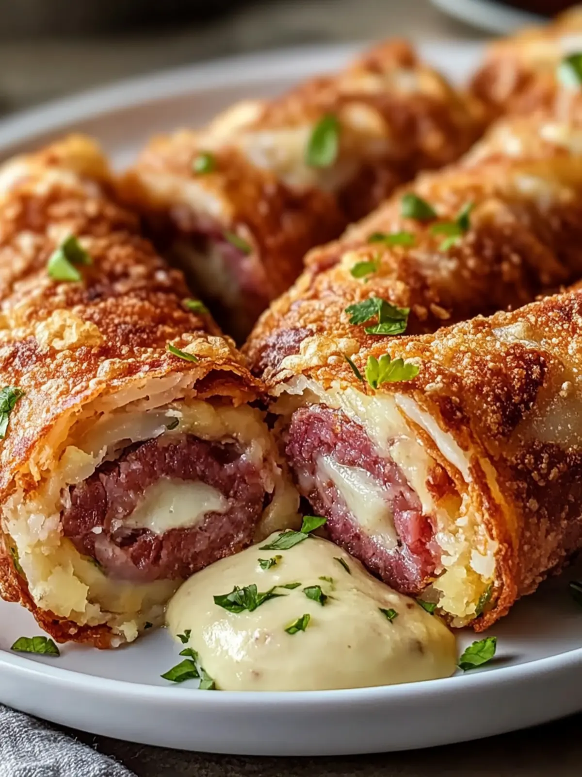 Keto Crispy Reuben Roll-Ups: Nostalgic Flavor, Low-Carb Crunch 2 Keto Crispy Reuben Roll-Ups