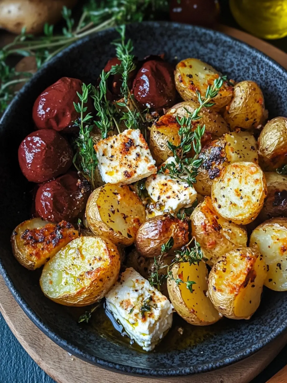 Baked Feta Roast Potatoes: Crispy, Creamy Bliss Awaits 5 Baked Feta Roast Potatoes
