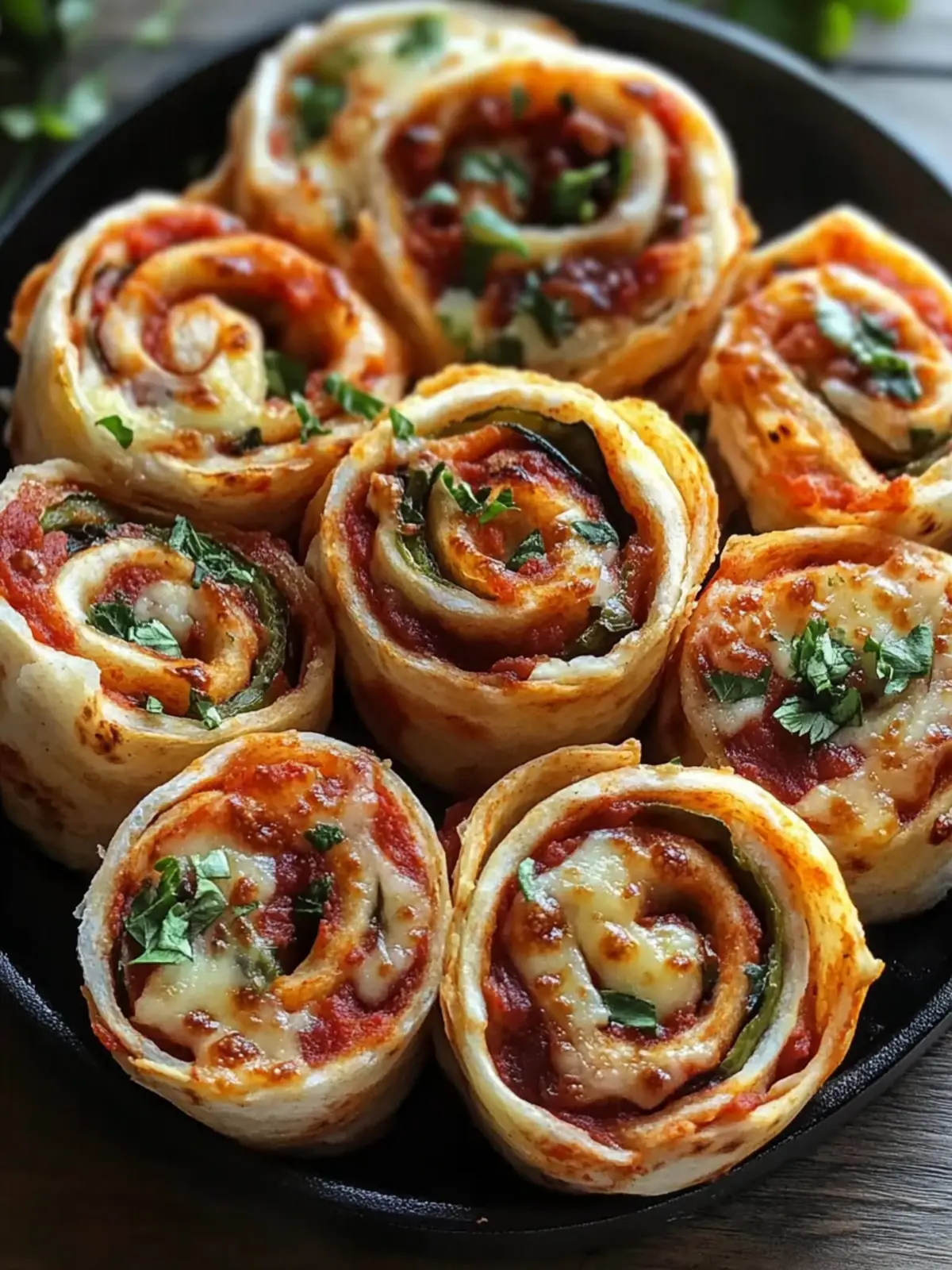 Tortilla Pizza Rolls