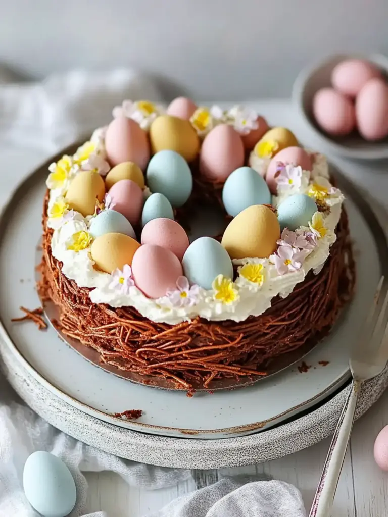 Easter Egg Nest Cake