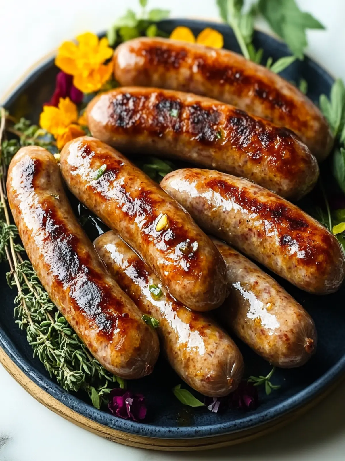 Sweet and Savory Maple Breakfast Sausages