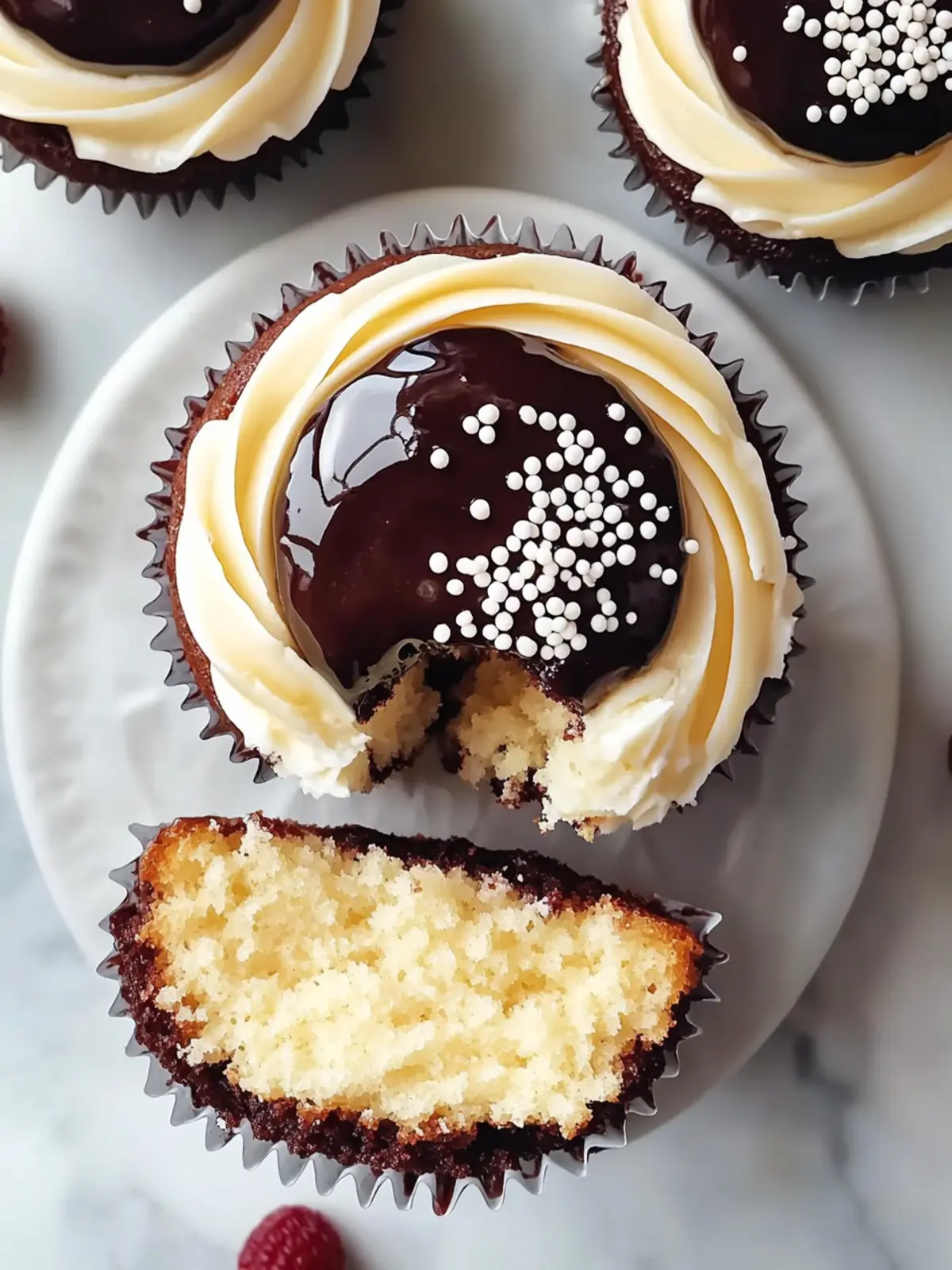 Boston Cream Cupcakes: A Sweet Twist on a Classic Favorite 3 Boston Cream Cupcakes
