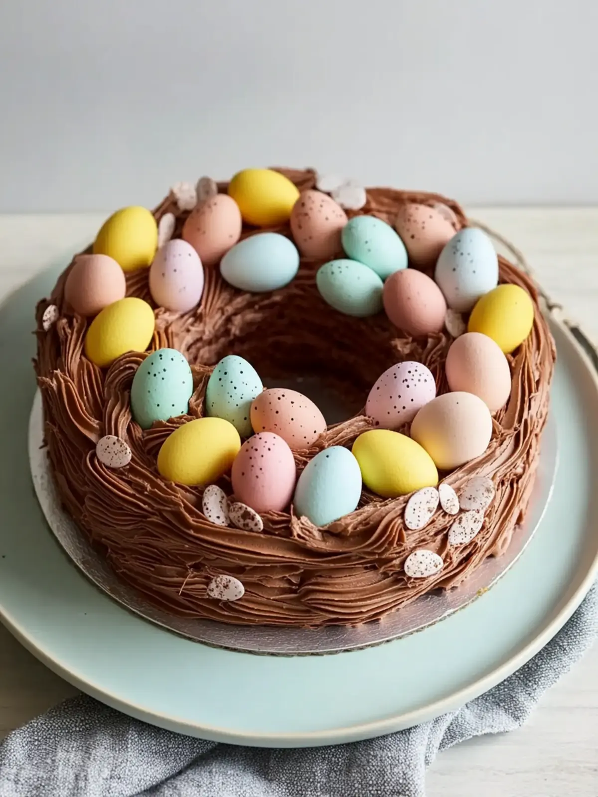 Easter Egg Nest Cake: A Flourless Chocolate Delight 4 Easter Egg Nest Cake