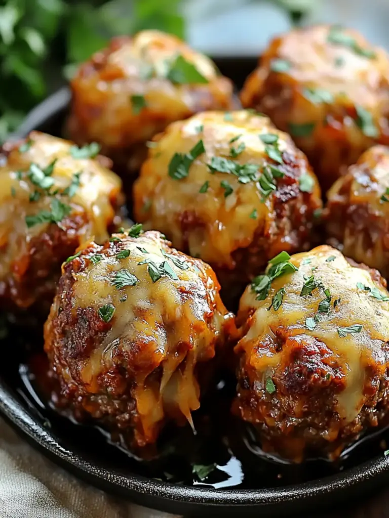 Cheesy Stuffed Meatloaf Bites