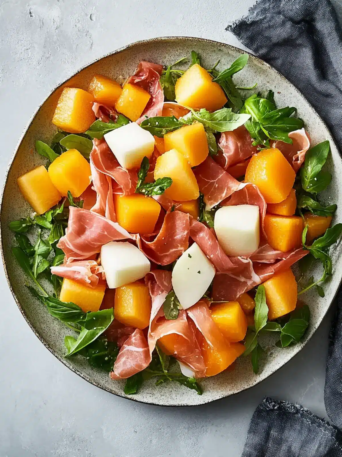 Zesty Prosciutto and Melon Salad: Your Perfect Summer Delight 3 Prosciutto and Melon Salad