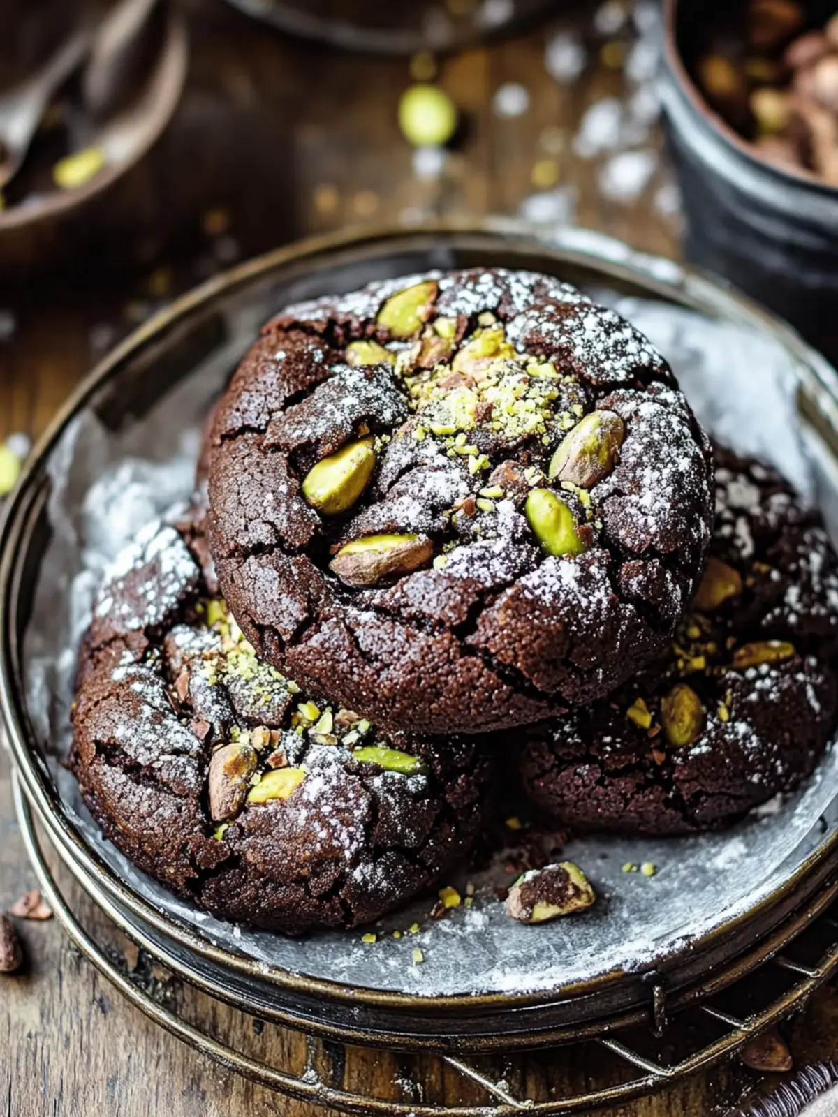 Pistachio Halva Brownie Crinkle Cookies: An Incredible Essential Recipe