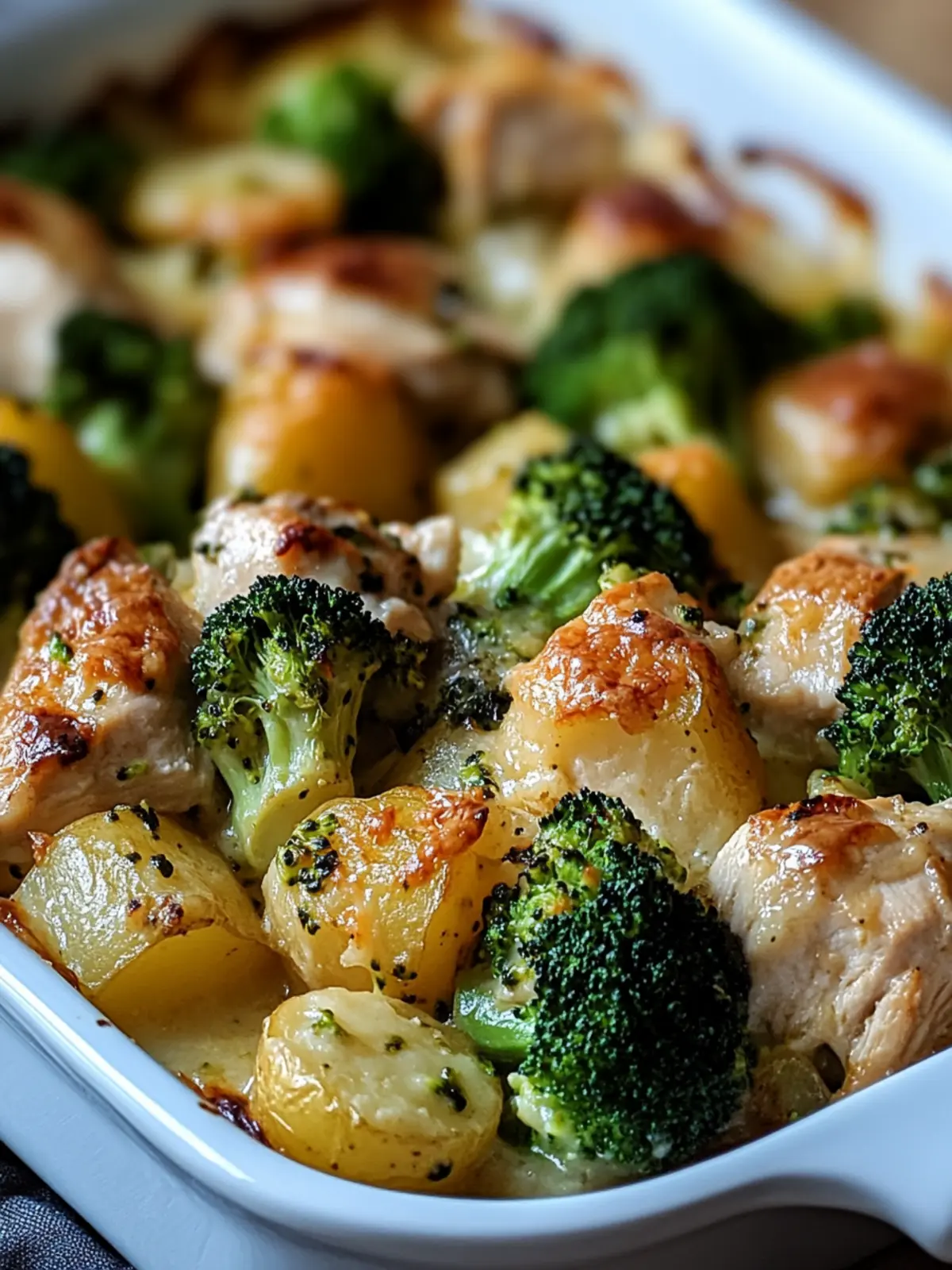 Chicken Potato Broccoli Casserole