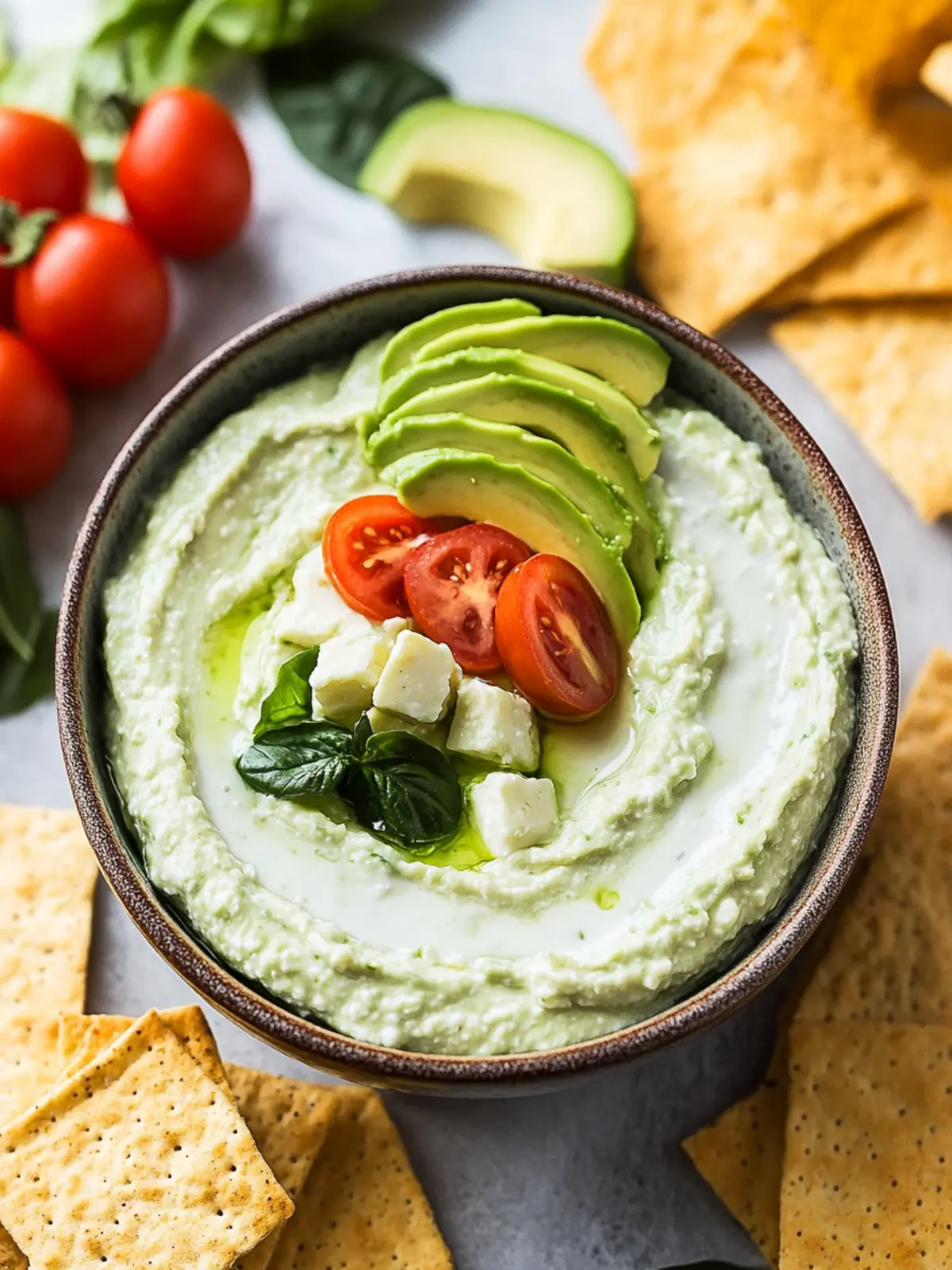 Avocado Cottage Cheese Dip