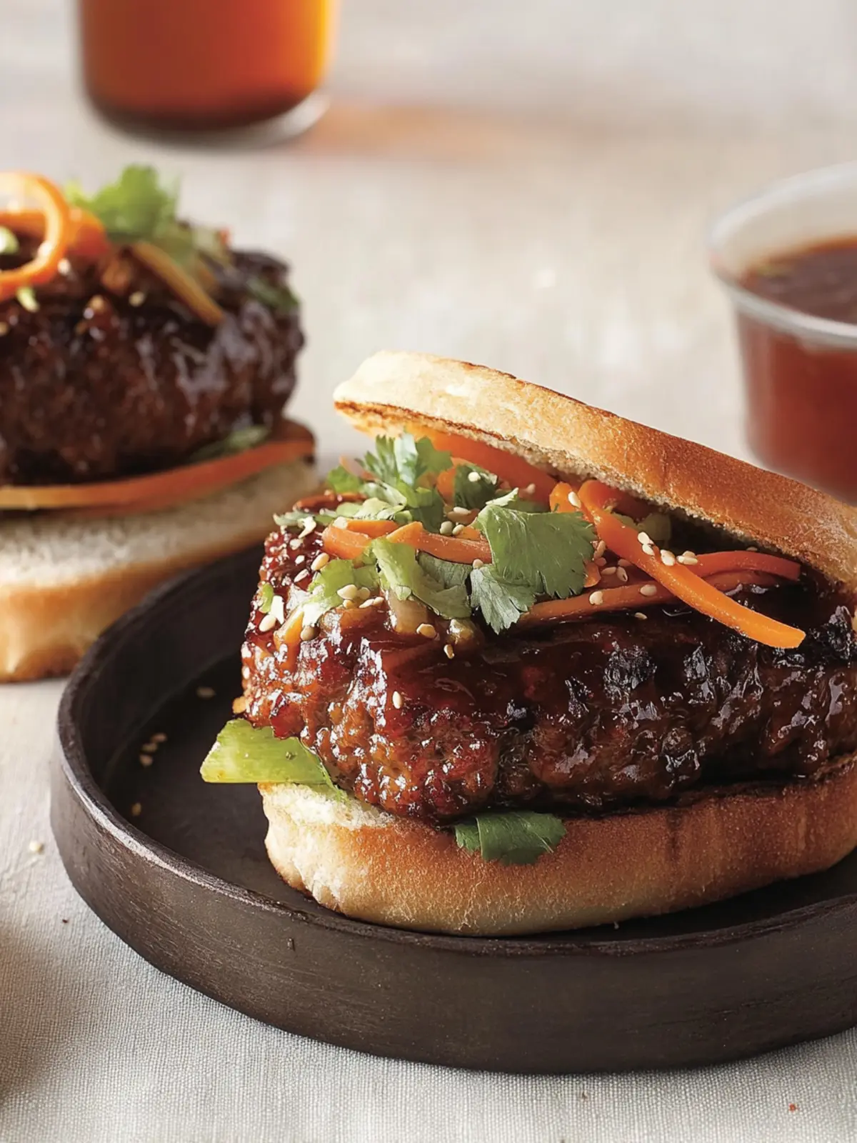 Hoisin-Glazed Meatloaf Sandwiches