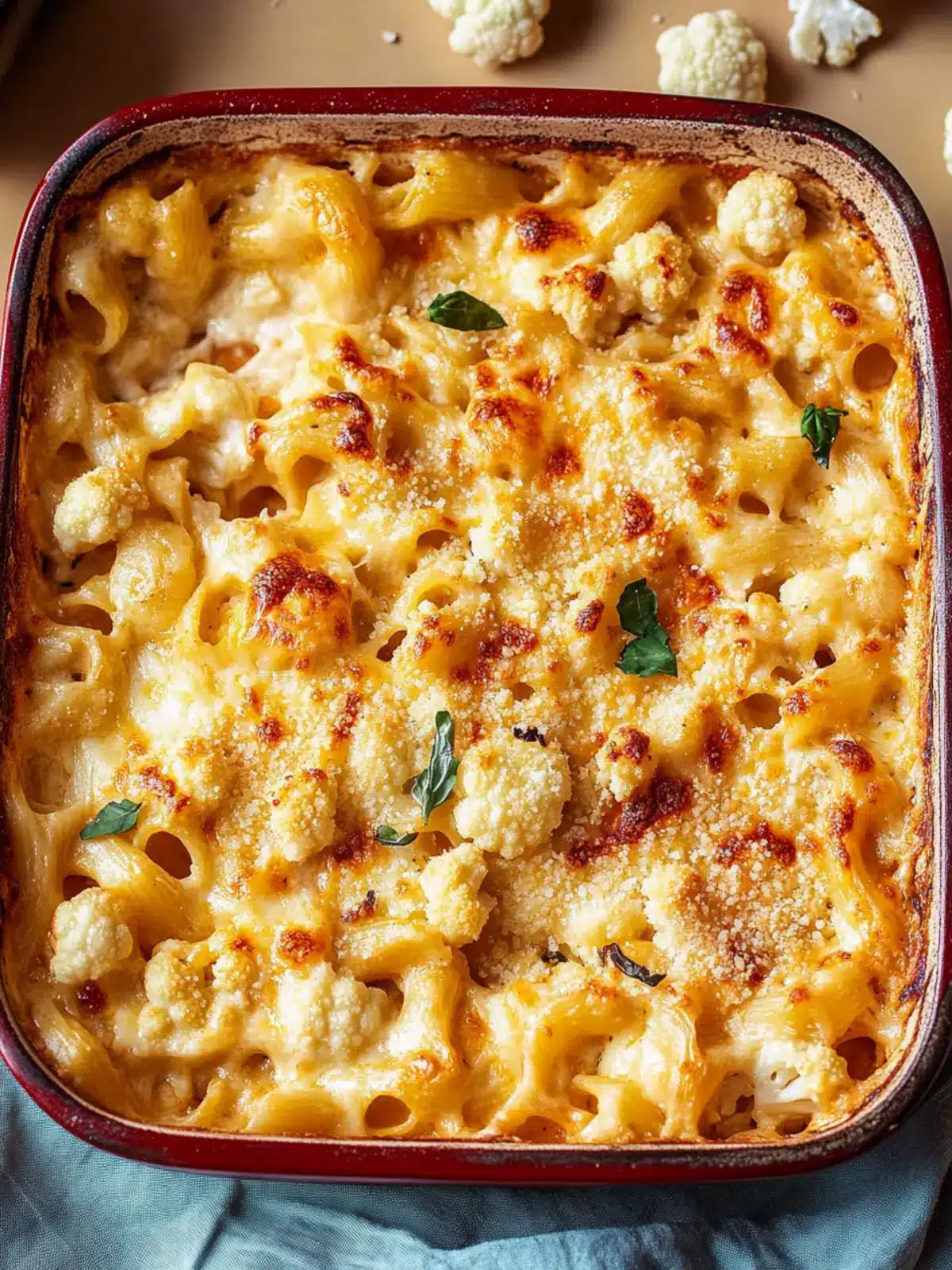 Get Cozy with Cheesy Baked Pasta and Cauliflower Magic 2 Cheesy Baked Pasta With Cauliflower