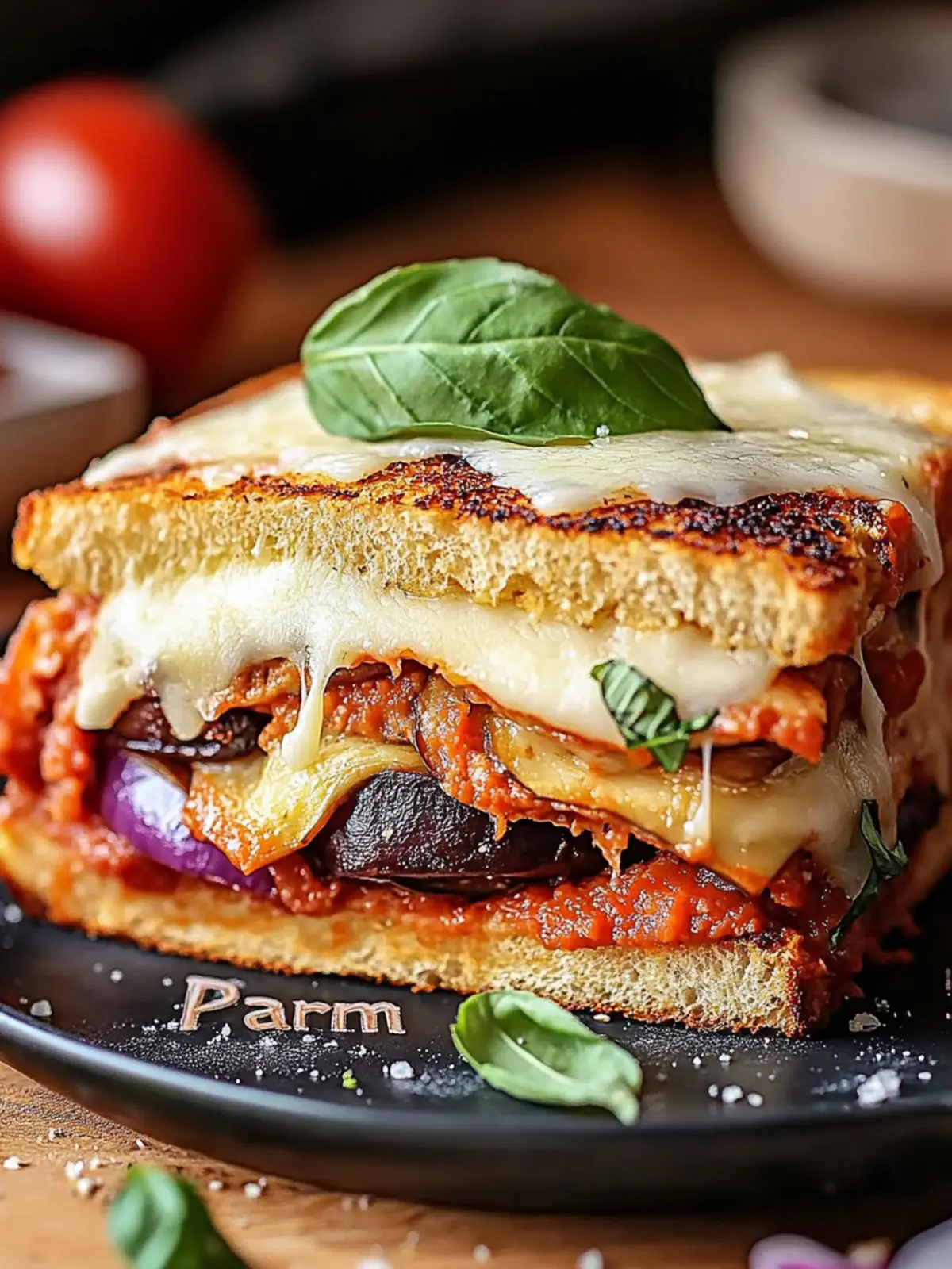 Eggplant “Parm” Sandwich