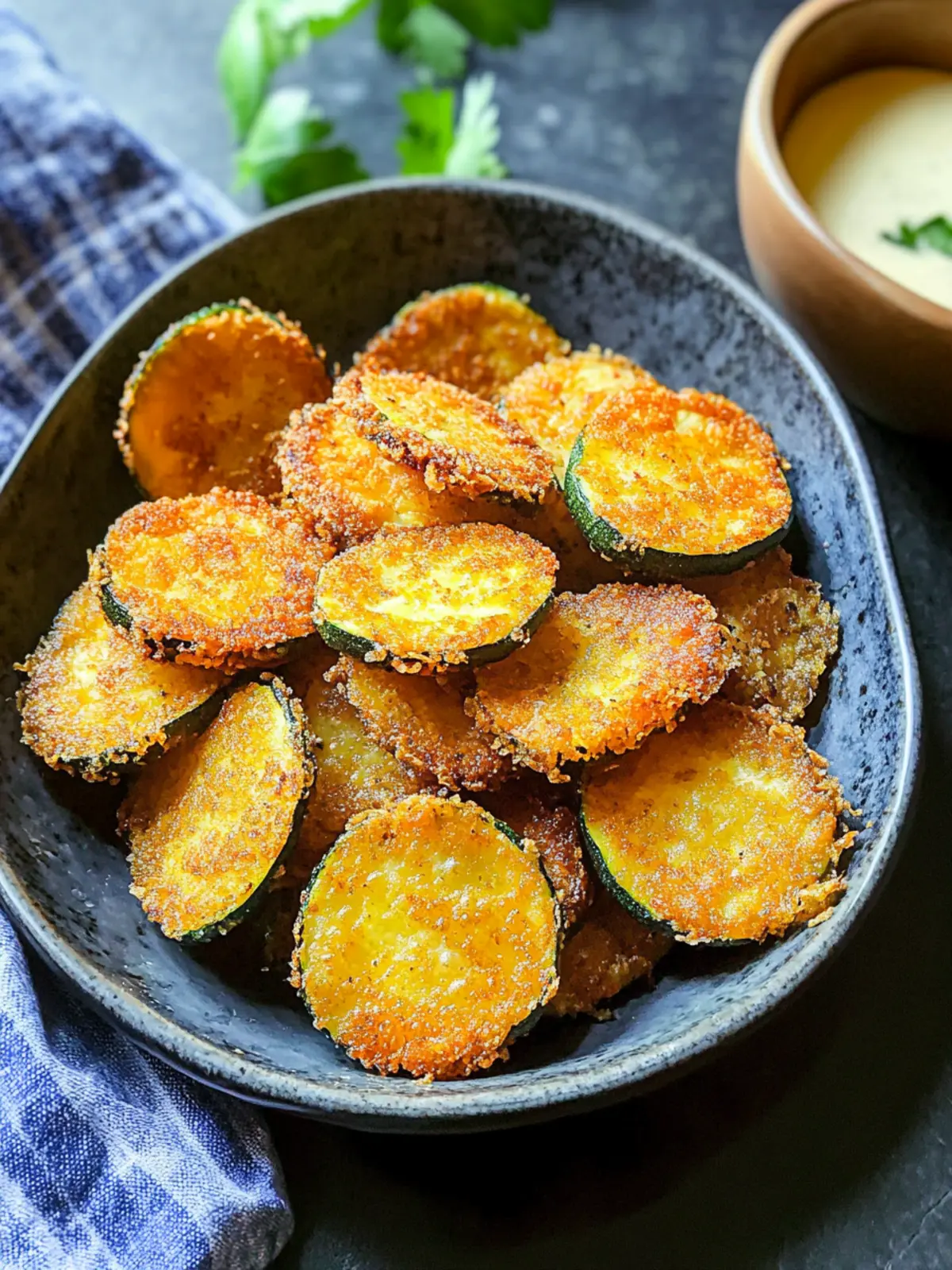 Crispy Eggless Fried Zucchini Bites for Irresistible Snacking 4 Eggless Crispy Fried Zucchini