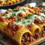 Stuffed Manicotti Recipe with Savory Beef
