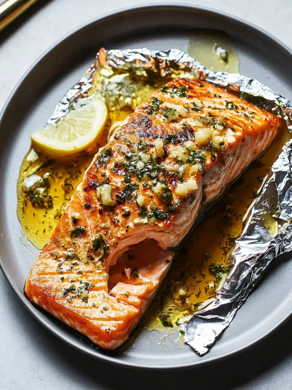 Easy Grilled Salmon in Foil with Lemon-Garlic-Herb Butter Delight 3 Easy Grilled Salmon in Foil With Lemon-Garlic-Herb Butter