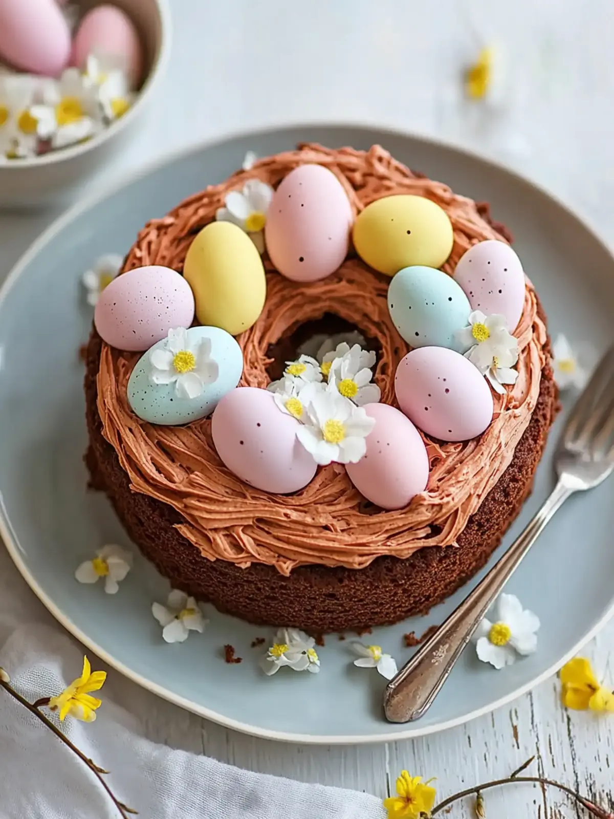 Decadent Easter Egg Nest Cake to Wow Your Guests 5 Easter Egg Nest Cake