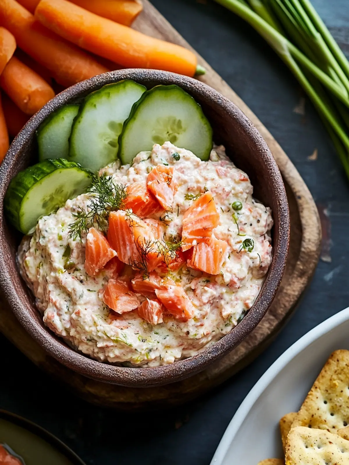 Bright and Spicy Smoked Salmon Dip