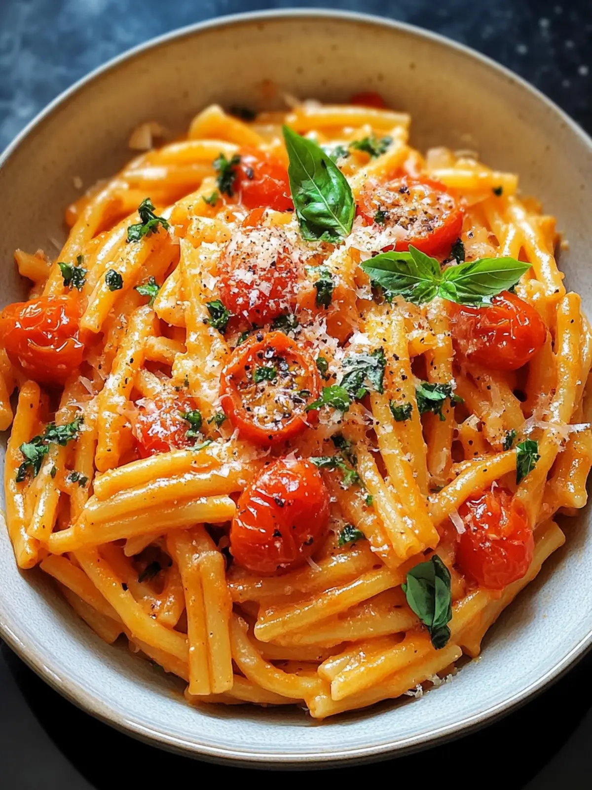 Creamy Tomato Garlic Pasta