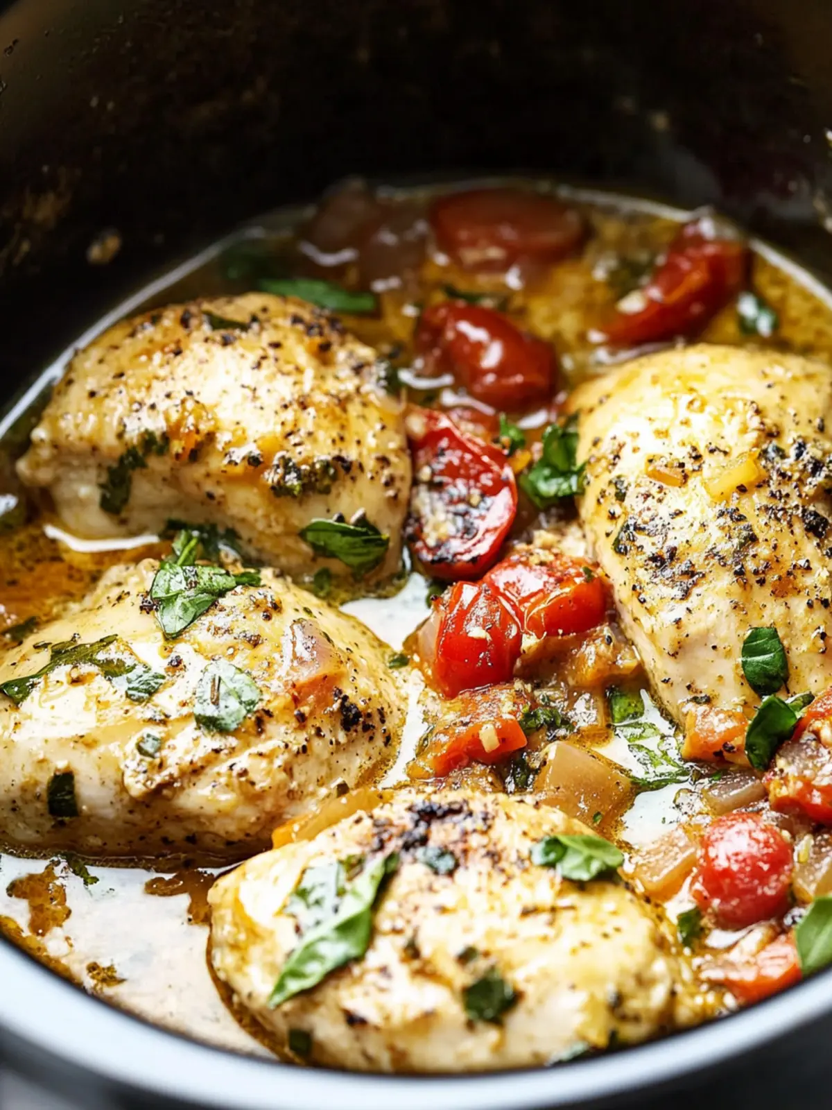 Savory Crock Pot Tuscan Chicken for Effortless Family Dinners 3 Crock Pot Tuscan Chicken