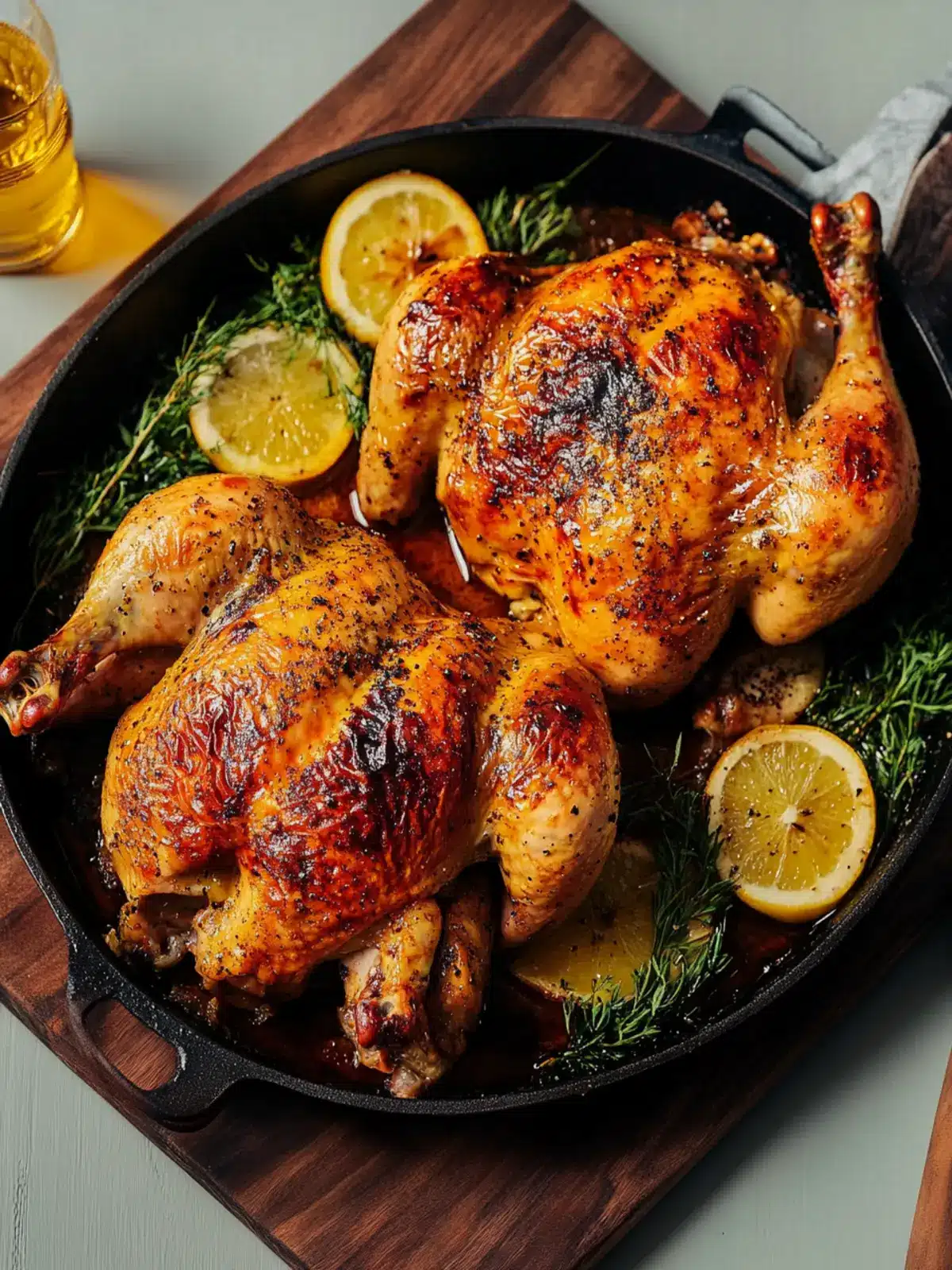 Now-and-Later Roast Chickens