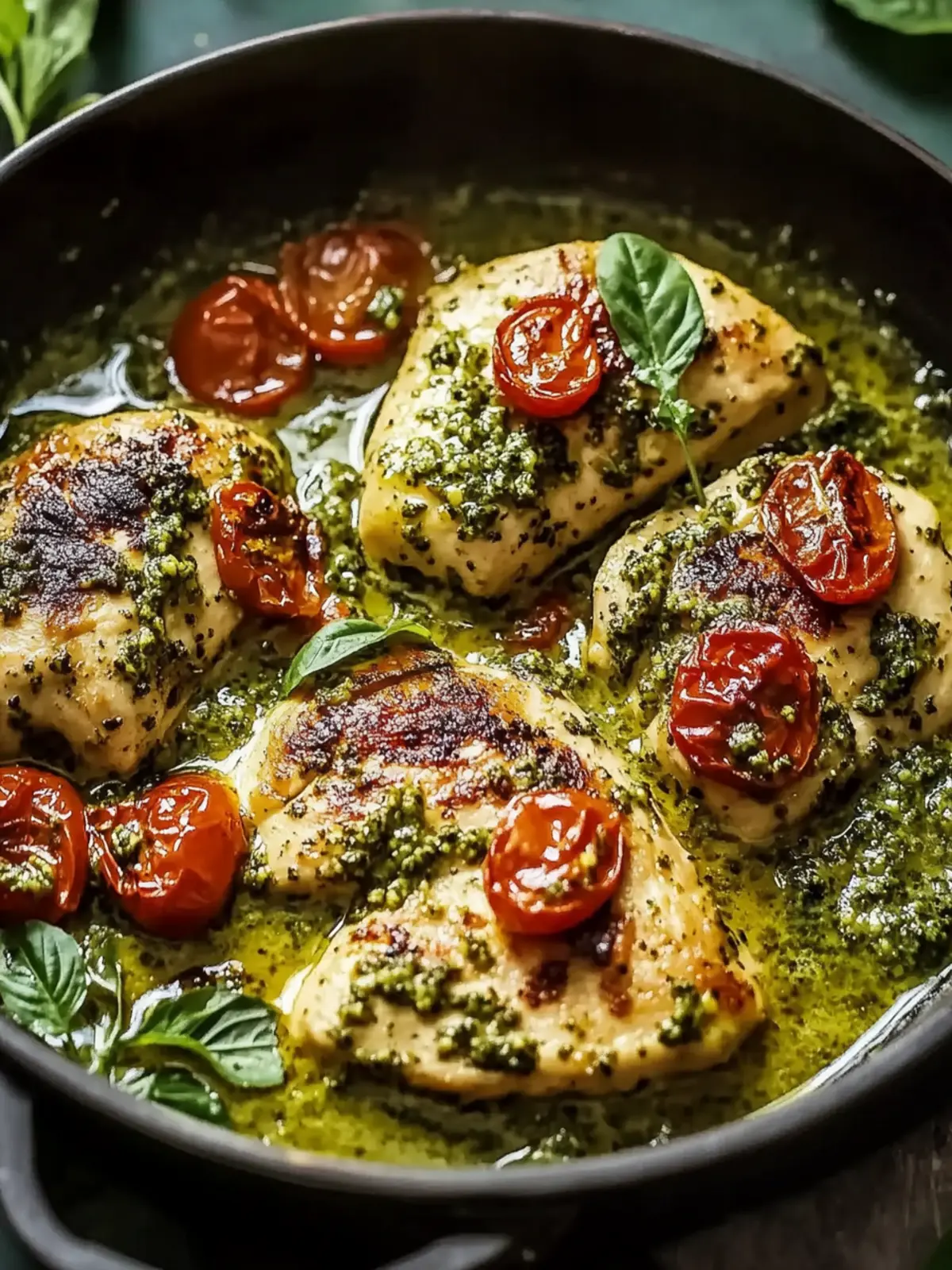 Creamy Pesto Chicken: Easy Weeknight Comfort at Home 4 Creamy Pesto Chicken