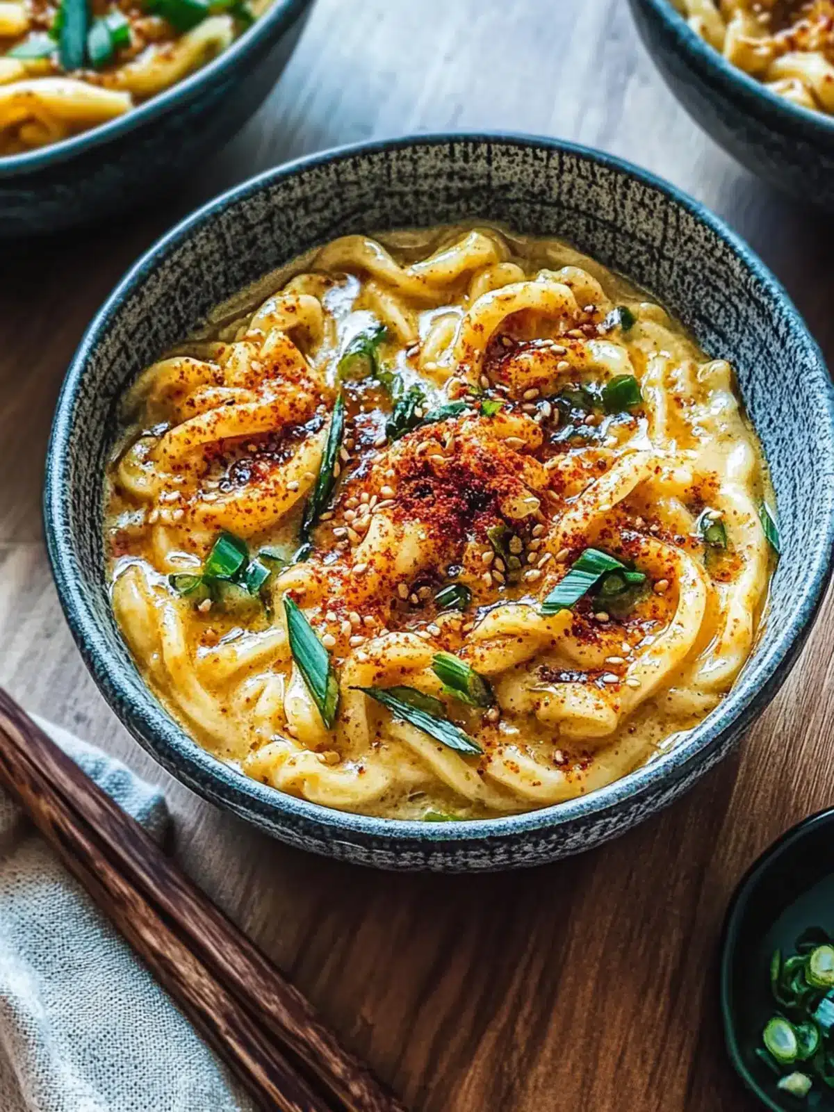 Japanese Inspired Creamy Curry Udon (15 Minutes)