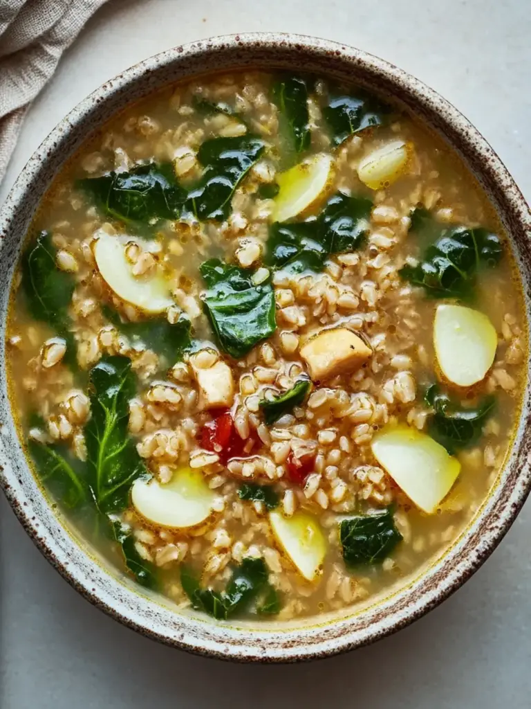 Farro and Escarole Soup