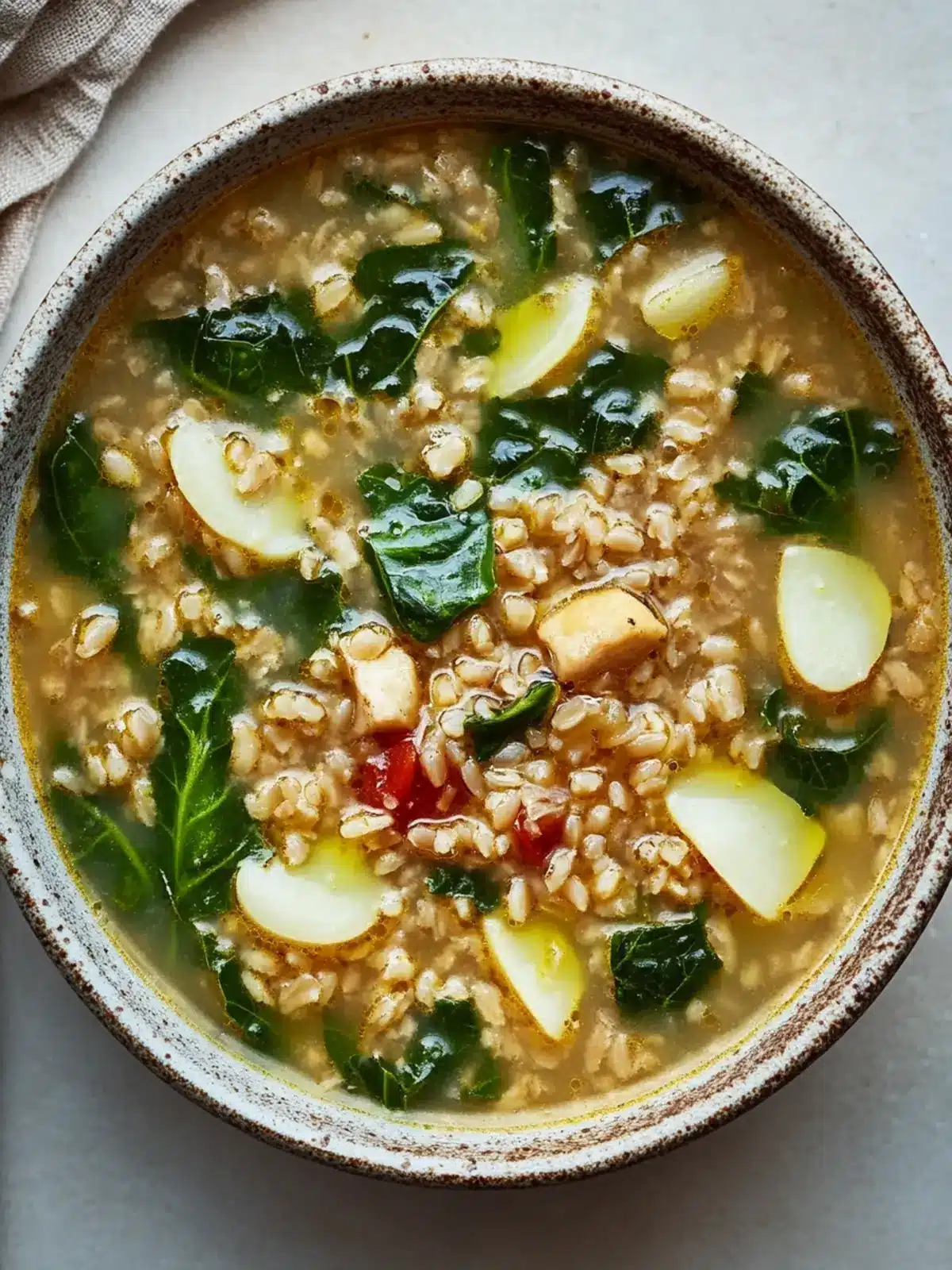Farro and Escarole Soup