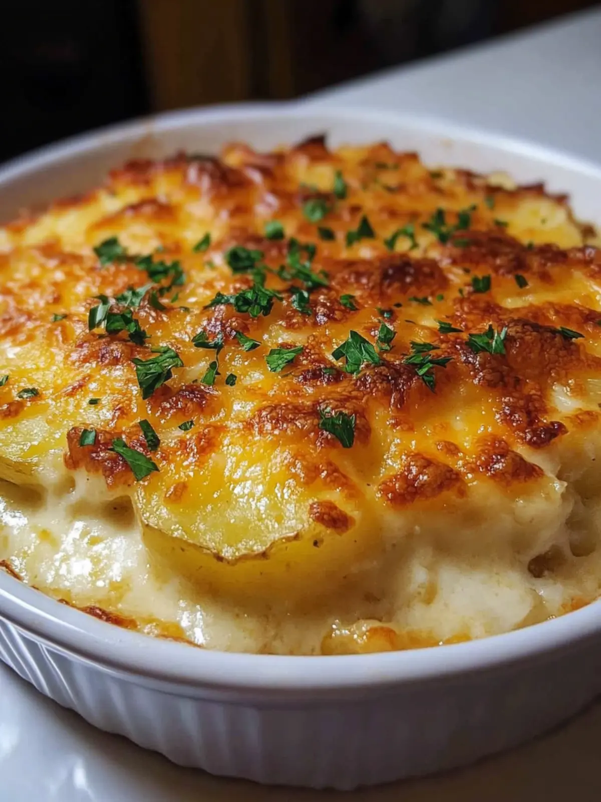 Cheesy Potatoes Au Gratin
